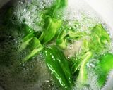茹でピーマンのごま和え作り方2写真