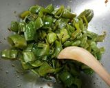 茹でピーマンのごま和え作り方5写真