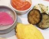 夏休みの朝ごはん*白だし醤油のお握り作り方2写真