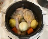 骨付きモモ肉のコンフィ風ポトフ作り方3写真
