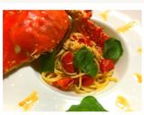 渡り蟹☆オイスターオーロラソースパスタ作り方28写真