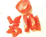 トマトと胡瓜のもずく酢和え作り方1写真