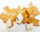焼肉のタレで厚揚げのウマウマ炒め☆お弁当作り方1写真