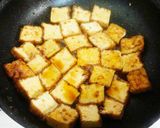 焼肉のタレで厚揚げのウマウマ炒め☆お弁当作り方3写真