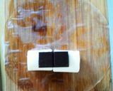 まるで生チョコ大福♪　スモア生春巻き☺作り方1写真