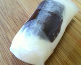 まるで生チョコ大福♪　スモア生春巻き☺作り方3写真