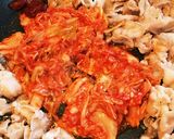 ♬簡単、しょう油だけで豚キムチ丼♬作り方2写真