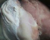 超しっとり茹で鳥わさ！皮と汁で＋2品！作り方1写真