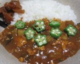 Loveリーの夏野菜のキーマ風カレー作り方10写真