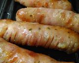 ネギとソーセージの串焼き作り方5写真