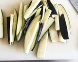 10分かからず！豚肉とナスのポン酢炒め作り方1写真