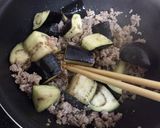 茄子とピーマンの旨辛肉味噌炒め 簡単！作り方4写真