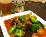 茄子とピーマンの旨辛肉味噌炒め 簡単！作り方6写真