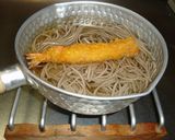 最速のエビフライ蕎麦作り方4写真