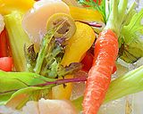 霜降りホタテと野菜をタラコソースで♪作り方2写真