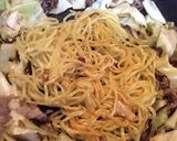 牛肉・もやし・キャベツ・豆苗焼きそば作り方2写真