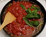 トマトとバジルのパスタ作り方3写真