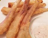ビール衣でエシャレットの天ぷら作り方8写真