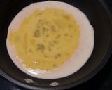 シーザードレッシングでピーマン入り卵焼き作り方3写真