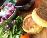 ふわもち♥ヘルシーおから豆腐パンケーキ作り方2写真