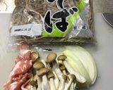 蕎麦の簡単バタポン炒め作り方1写真
