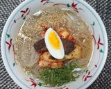 手作り牛チャーシューの冷麺作り方6写真