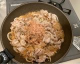 豚バラニラかつお節炒め作り方4写真