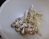 厚揚げのカレーきのこあんかけ作り方1写真