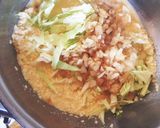 簡単低カロ！豆腐お好み焼き！作り方3写真