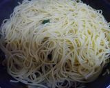 和風カレー味✿ほうれん草と豚肉スパゲティ作り方8写真
