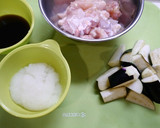 簡単！基本の茄子と鶏のみぞれ煮作り方1写真