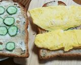 厚焼き玉子のトーストサンド♪作り方7写真