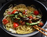 夏野菜のパスタ　ナンプラー風味作り方10写真