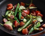 夏野菜のパスタ　ナンプラー風味作り方8写真