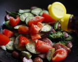 夏野菜のパスタ　ナンプラー風味作り方7写真