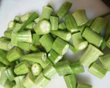 「絹厚揚げ焼き」の‥とろねば生オクラのせ作り方2写真