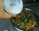 おぼろ豆腐とブナシメジの汁物作り方7写真