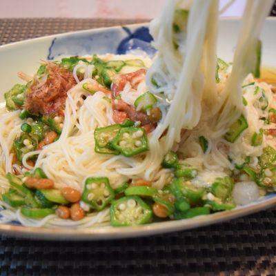 夏の定番☆トロトロぶっかけそうめん by ukulele大好き 【クックパッド