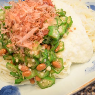 夏の定番☆トロトロぶっかけそうめん by ukulele大好き 【クックパッド