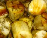 お年寄り絶讚シリーズ❗茄子あべかわ餅風❗作り方3写真