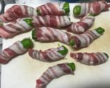 カリカリ豚バラのししとう巻き作り方3写真