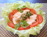 蒸し鶏の薬味中華だれ❀パクチー 風味❀作り方4写真