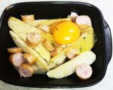 ポテトと卵のチーズ焼き作り方2写真