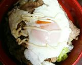 簡単牛卵丼作り方9写真