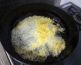 ズッキーニ麺de五目固焼きそば風作り方4写真