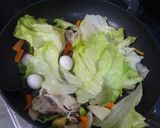 ズッキーニ麺de五目固焼きそば風作り方7写真