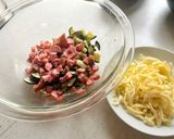 とろ〜りチーズと茄子🍆のオープンオムレツ❣️作り方3写真