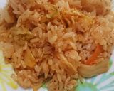 ちくわとキムチだけの美味しいチャーハン作り方4写真