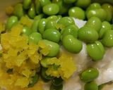 簡単味付要らず❤枝豆と長芋の沢庵昆布和え作り方5写真