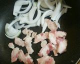 とんぺい焼き　玉葱　キャベツ　豚肉作り方1写真